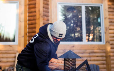 Combinez « chalet » et « feu de camp » avec Fire-Max!