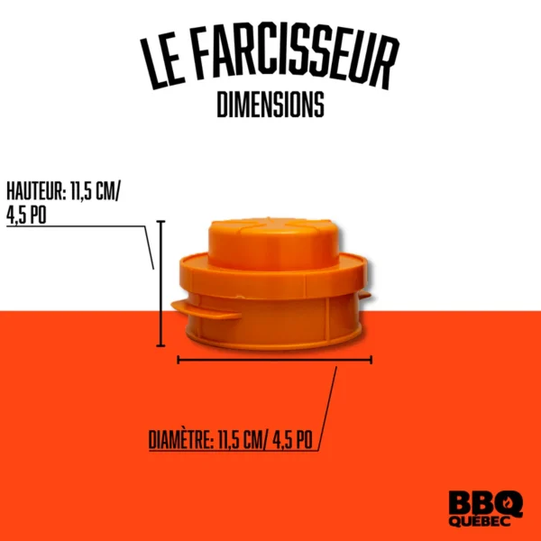 Le Farcisseur - dimensions